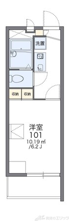 レオパレス東中島の物件間取画像